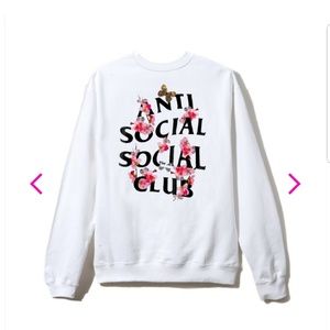 Anti Social Social Club Kkoch White Crewneck